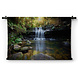 Waterval en oase in het bos