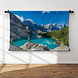 Prachtige Moraine bergmeer in de Canadese Rocky Mountains