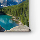 Prachtige Moraine bergmeer in de Canadese Rocky Mountains