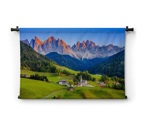 Val di Funes sprookjesachtig berglandschap in de Dolomieten