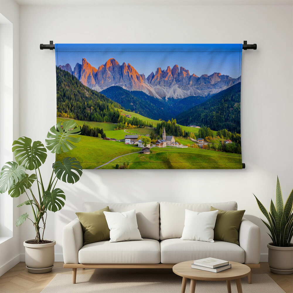 Val di Funes sprookjesachtig berglandschap in de Dolomieten