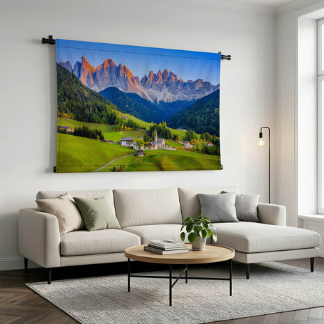 Val di Funes sprookjesachtig berglandschap in de Dolomieten