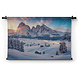 Bergdal in de winter
