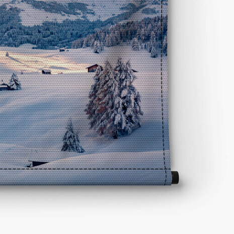 Bergdal in de winter
