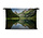 Bergmeer in groene Alpen
