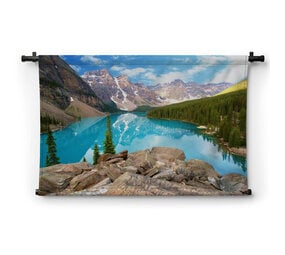 Bergmeer in de Rocky Mountains van Canada