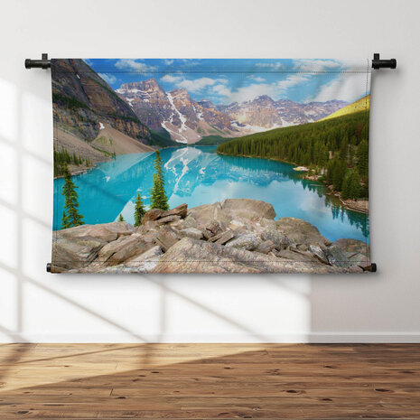 Bergmeer in de Rocky Mountains van Canada
