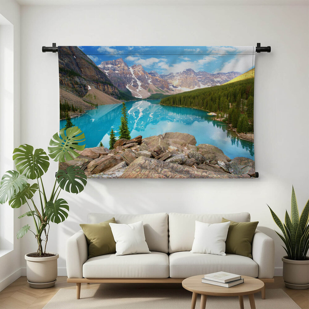 Bergmeer in de Rocky Mountains van Canada