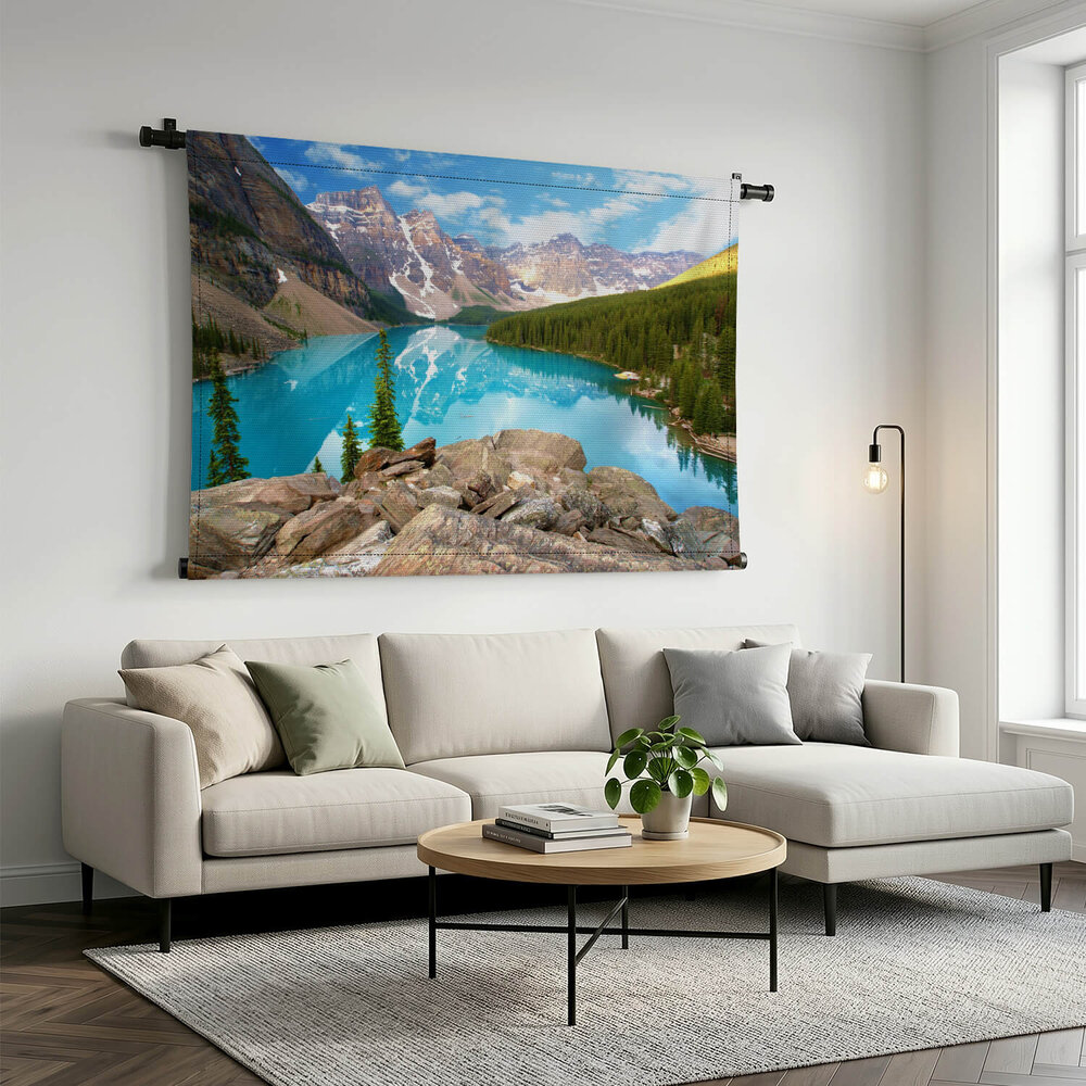 Bergmeer in de Rocky Mountains van Canada
