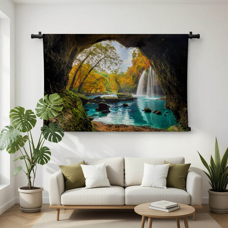 Grot bij de Heo Suwat waterval in Thailand