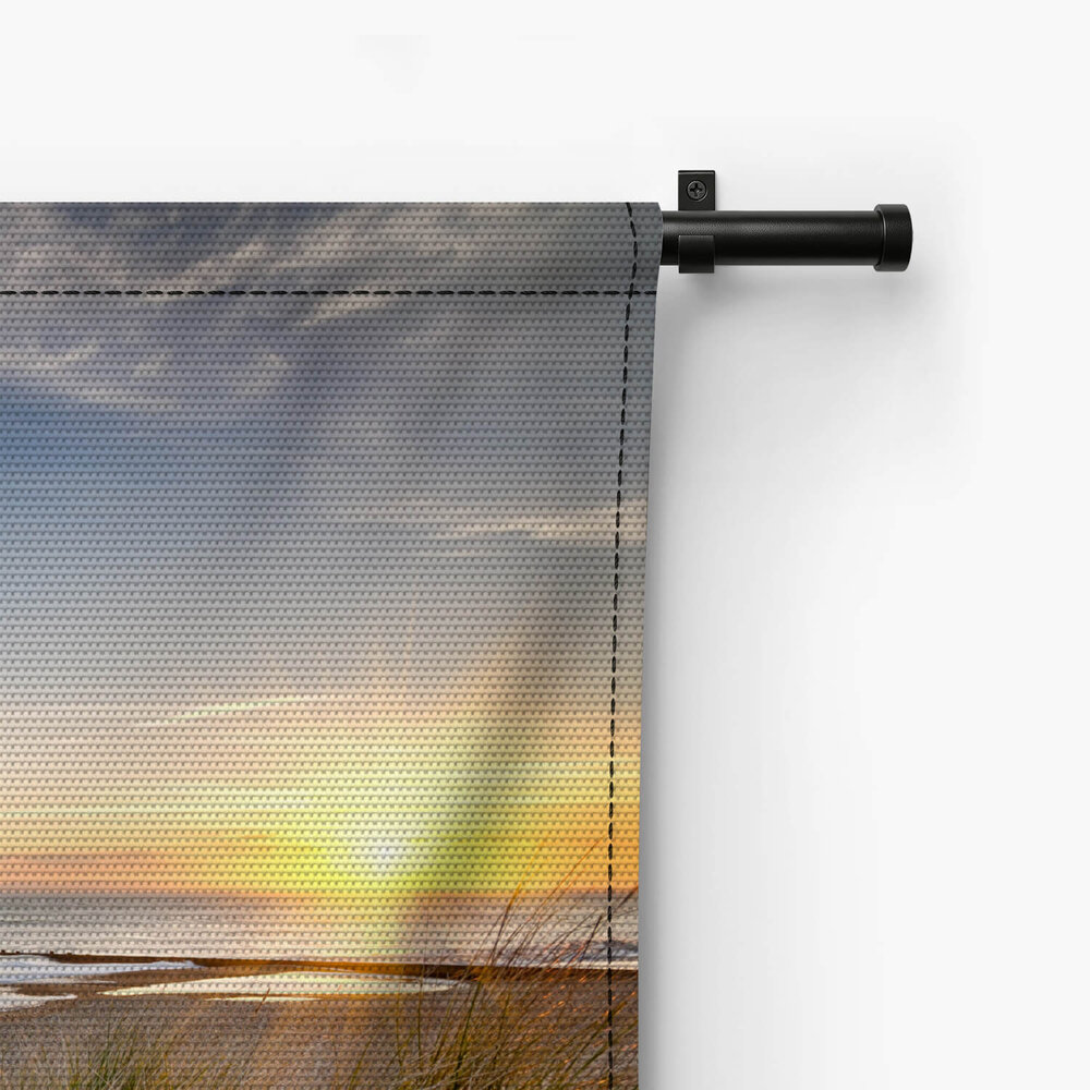 Zonsondergang op het strand