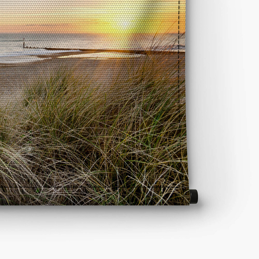 Zonsondergang op het strand