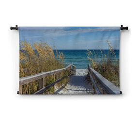 Onderweg naar het strand