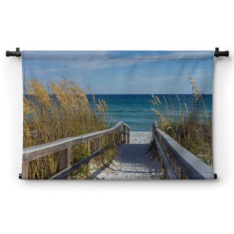 Onderweg naar het strand