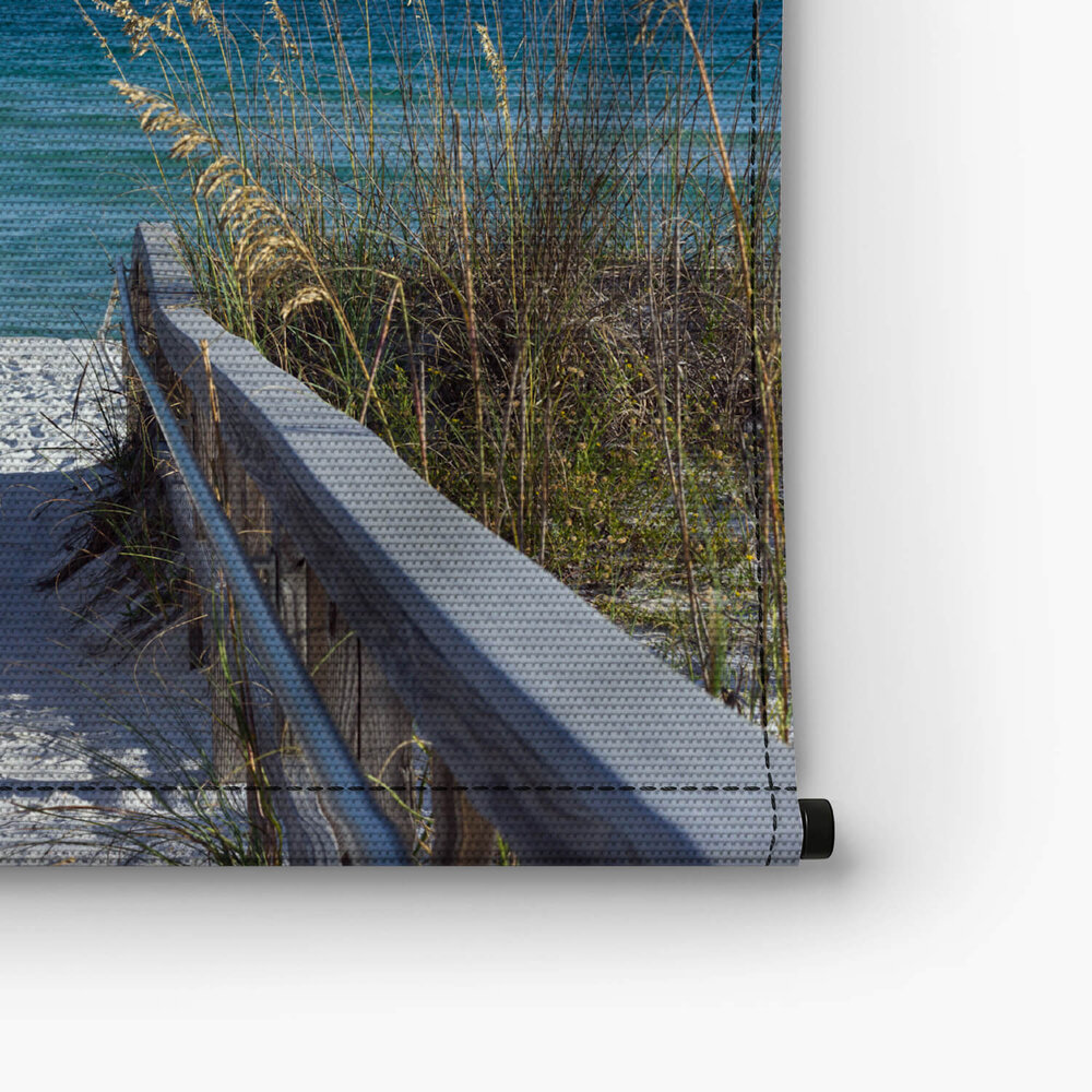 Onderweg naar het strand