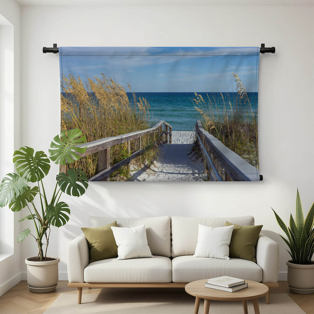 Onderweg naar het strand
