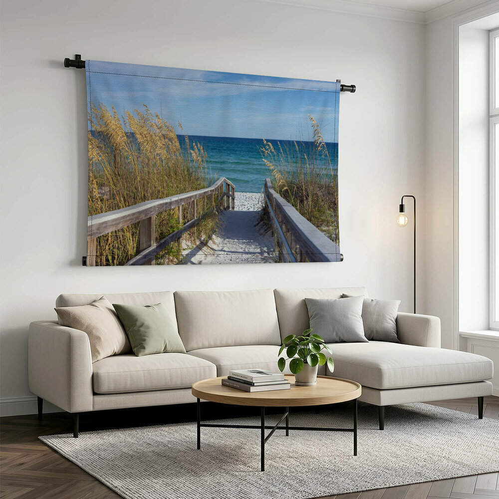 Onderweg naar het strand