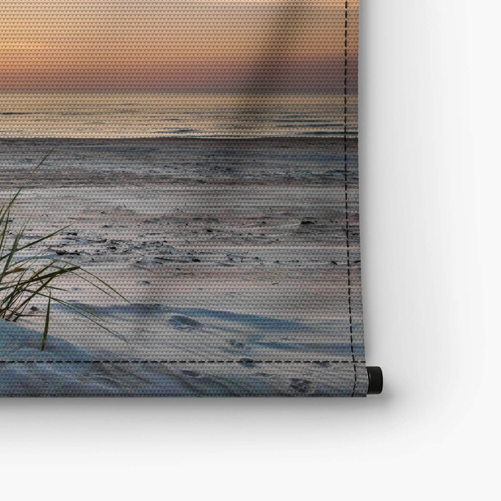 Rustige avond op het strand