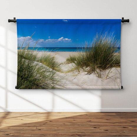 Zandduinen voor een zonnig strand