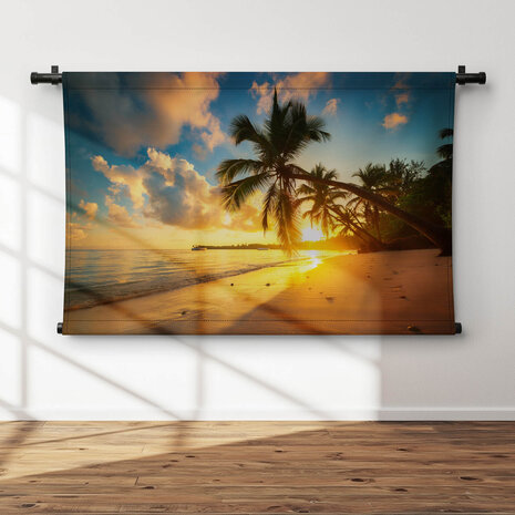 Tropisch strand in de Dominicaanse Republiek