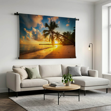 Tropisch strand in de Dominicaanse Republiek