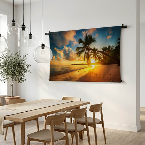 Tropisch strand in de Dominicaanse Republiek