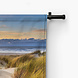 Uitzicht vanaf duintop over Noordzee