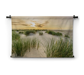 Duinenlandschap in het zonnelicht