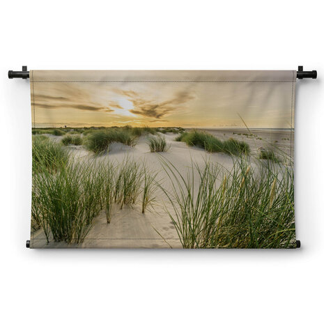 Duinenlandschap in het zonnelicht