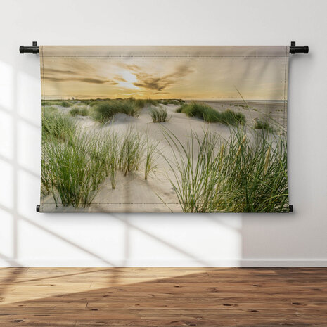 Duinenlandschap in het zonnelicht
