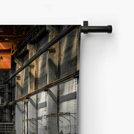 Industrieel interieur van een oud fabrieksgebouw
