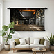 Industrieel interieur van een oud fabrieksgebouw