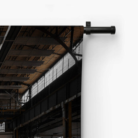 Industrieel interieur van een oude fabriekslocatie