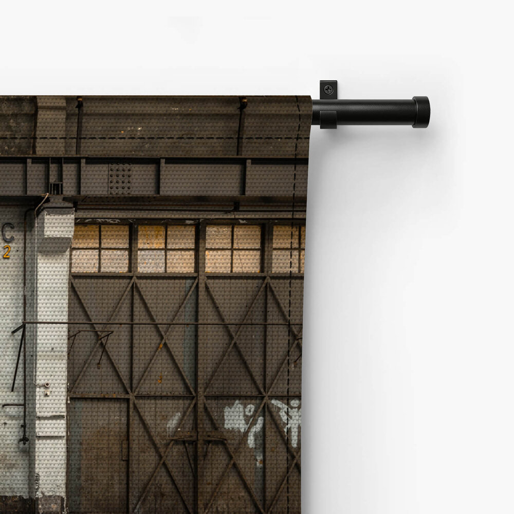 Industrieel interieur van een oude fabriek