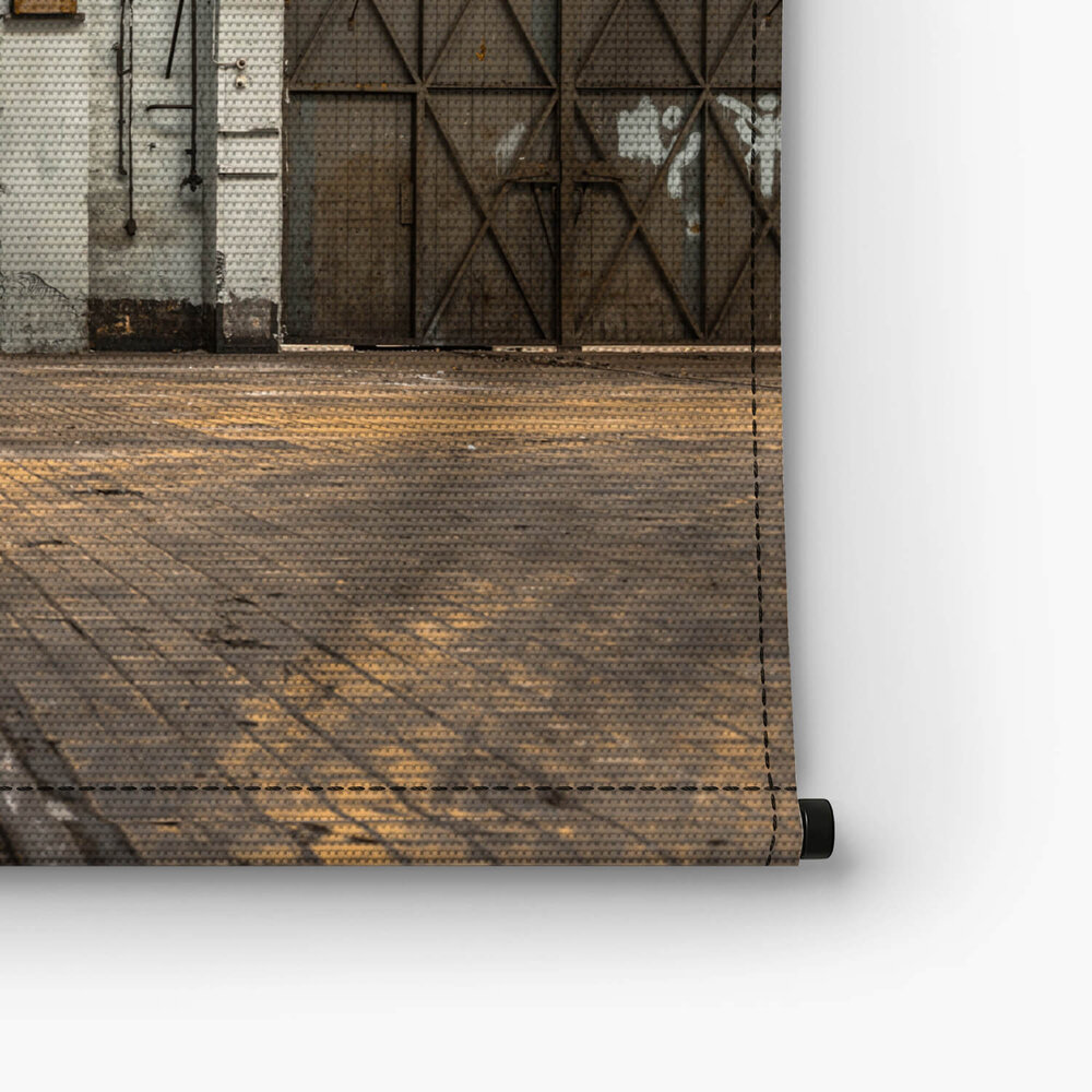 Industrieel interieur van een oude fabriek