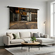 Industrieel interieur van een oude fabriek