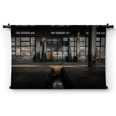 Inrichting van een verlaten industriegebouw