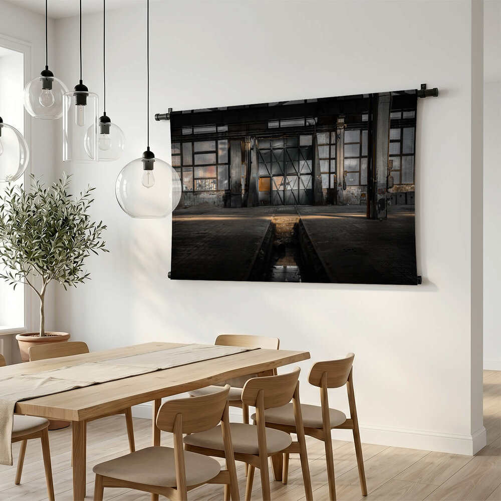 Inrichting van een verlaten industriegebouw