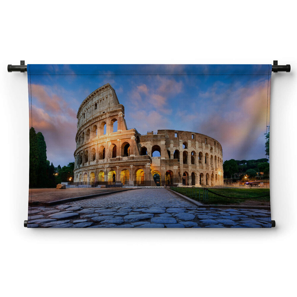 Het Colosseum bij schemerlicht