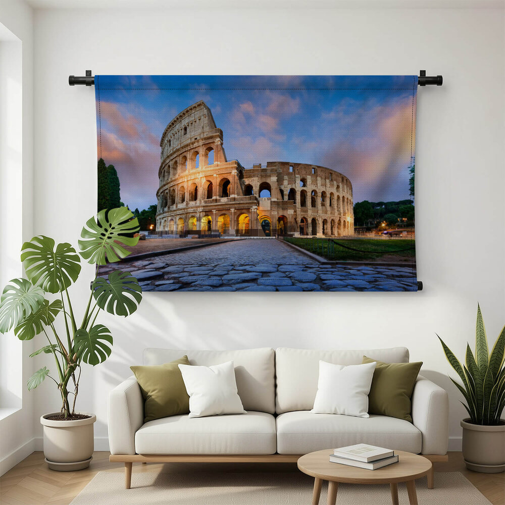 Het Colosseum bij schemerlicht