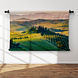 Het uitgestrekte landschap van Toscane