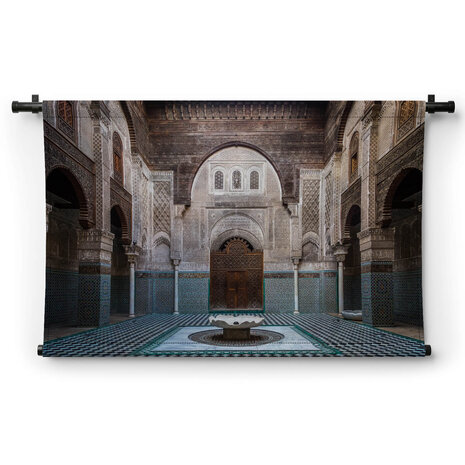 Interieur van oude Marokkaanse school