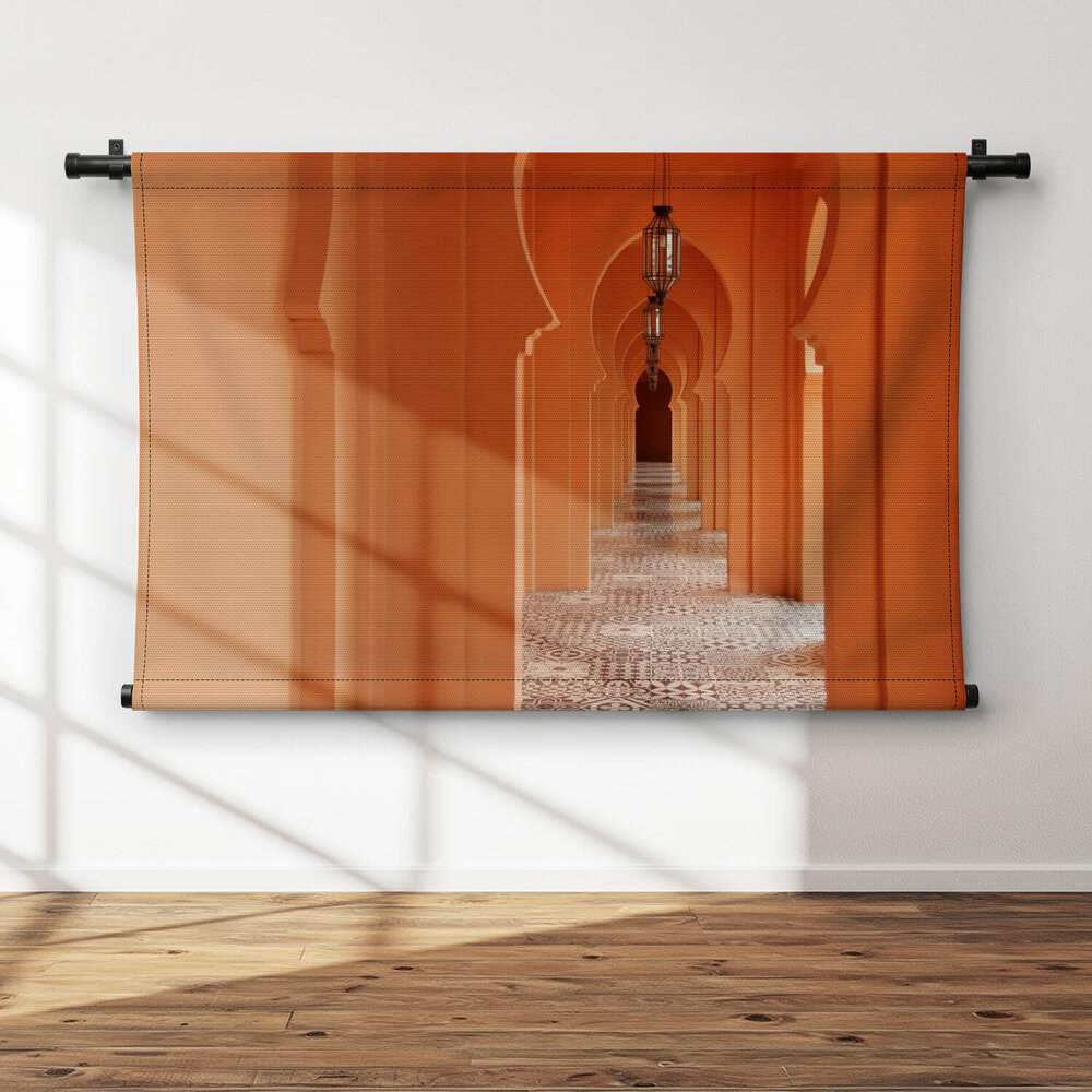 Oranje galerij in Marokkaanse stijl