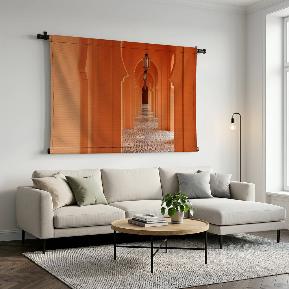 Oranje galerij in Marokkaanse stijl