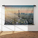 Panorama Parijs bij zonsondergang