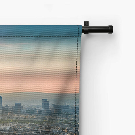 Panorama Parijs bij zonsondergang