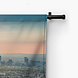 Panorama Parijs bij zonsondergang