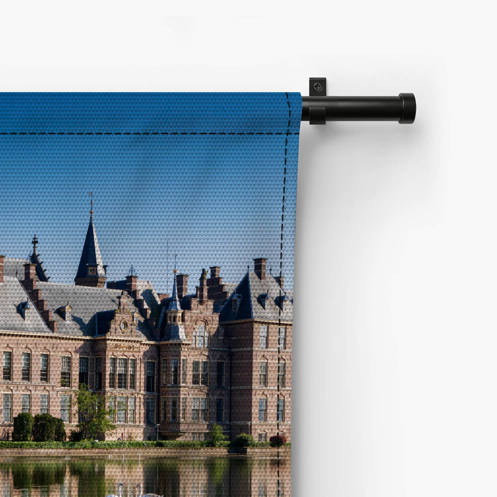 Statige gebouwen rondom Hofvijver