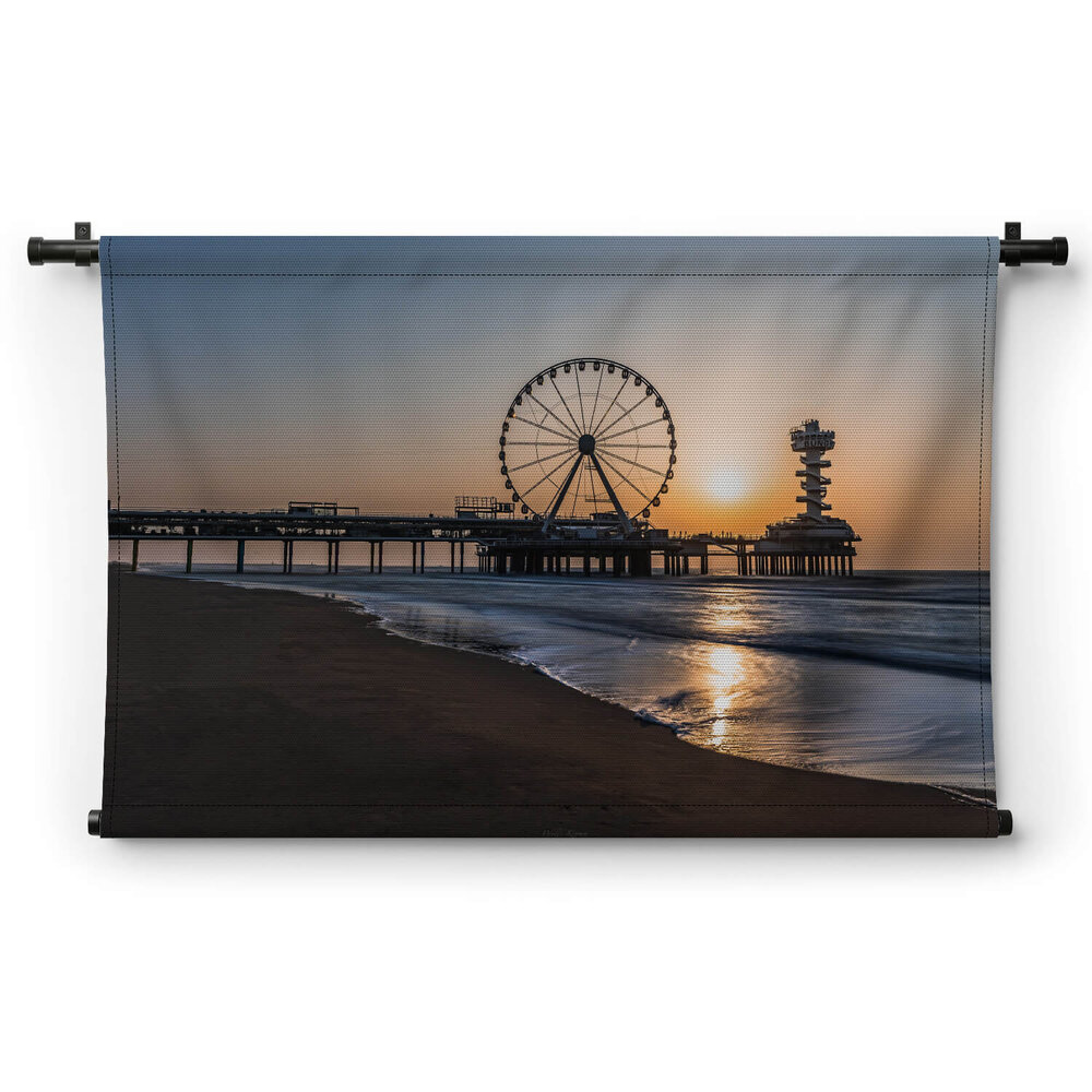 Zonsondergang bij de Pier