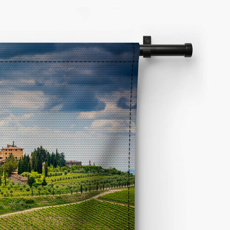 Italiaanse wijngaarden van Chianti